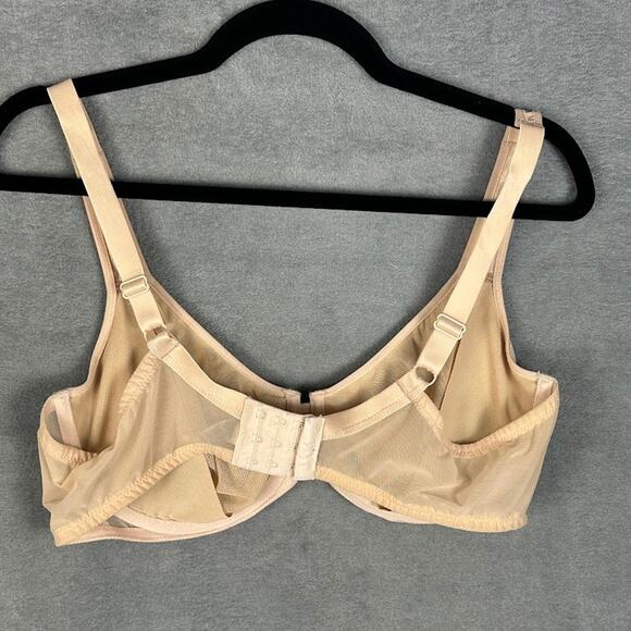 Wacoal Bra Womens 40D Beige Stark Beauty Underwire Lace Unlined Stretch 855225 - Picture 4 of 10